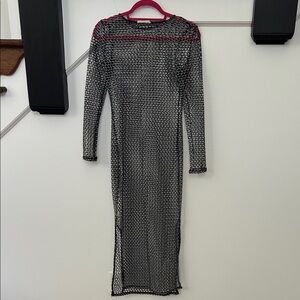 Black Mesh Dress